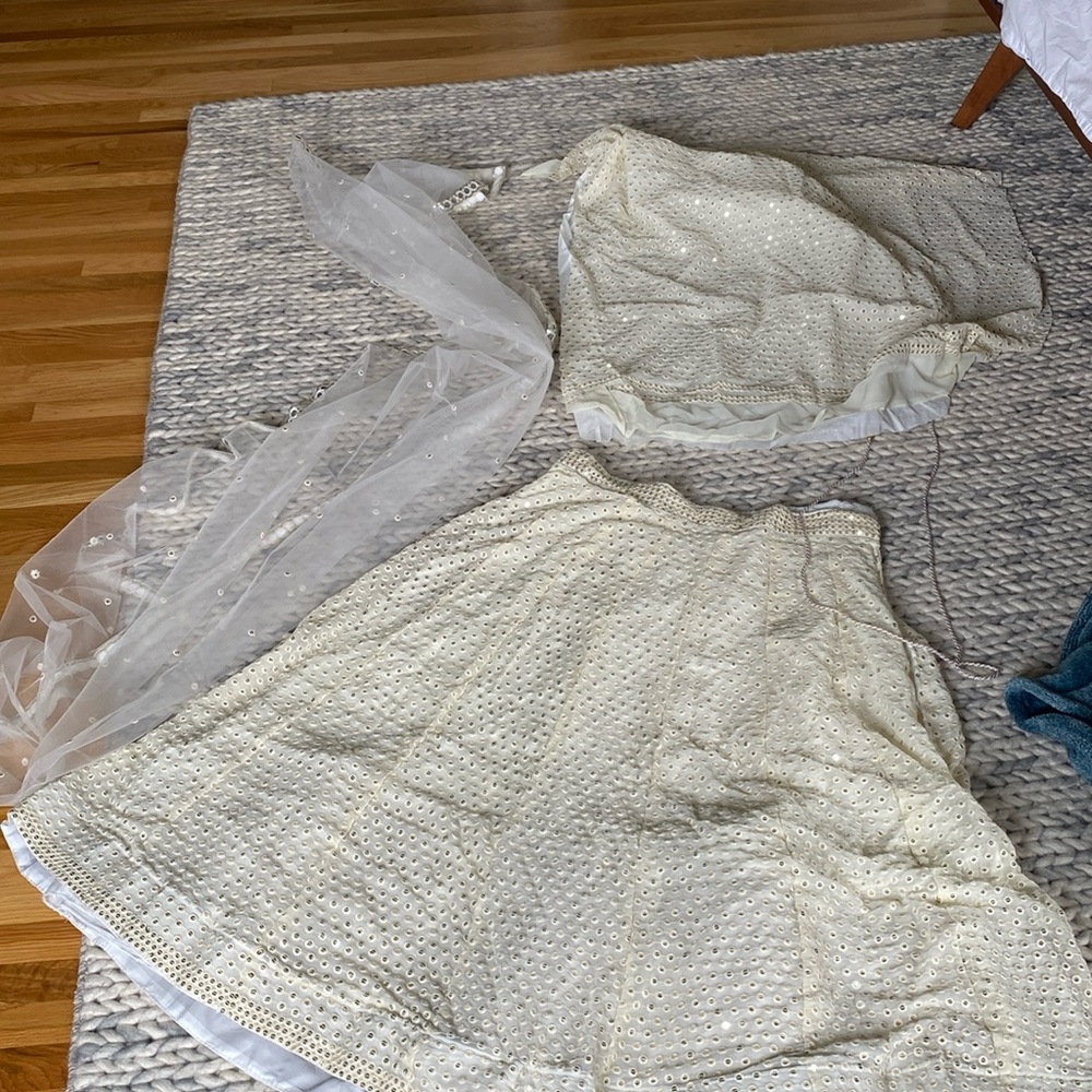 Off-White Lehenga Choli - ready to be made to measure